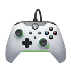 PDP Xbox controller, žični, bijelo-zeleni