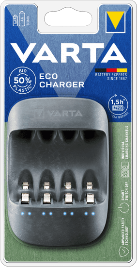 Varta punjač baterija Eco Charger empty 57680101401, bez baterija