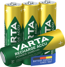 Varta Punjiva baterija Accu Power AA 2600 mAh, R2U, 4 komada (56706101404)