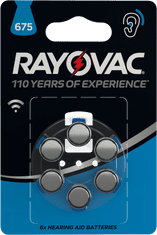 Varta Rayovac 675 (6 pack) baterije za slušni aparat 4600745416, 6 komada