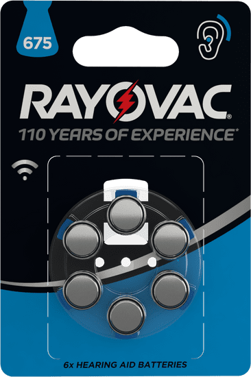 Varta Rayovac 675 (6 pack) baterije za slušni aparat 4600745416, 6 komada