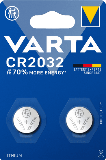 Varta CR 2032 2pack 6032101402 litijeva baterija, 2 komada