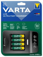 Varta LCD Ultra Fast Charger+ punjač za baterije (57685101441)