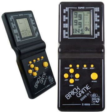 Verkgroup Ručna džepna LCD igraća konzola Retro 9999 igre