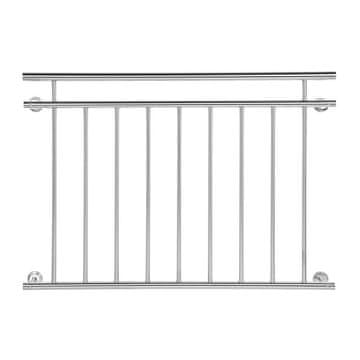 Wiltec Inox balkonska ograda 90x128cm