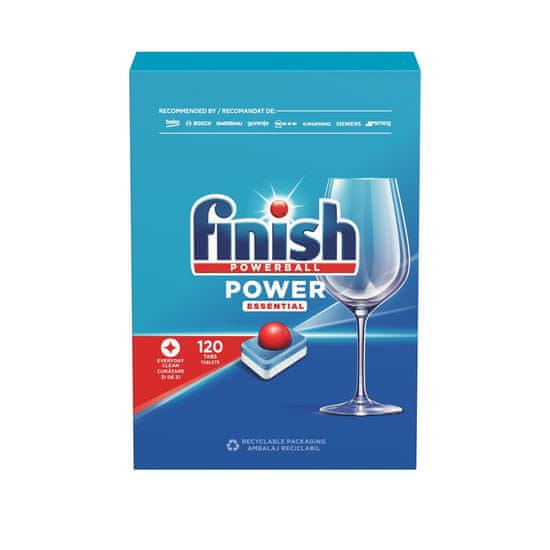 Finish Power Essential tablete za perilicu posuđa, 120 komada