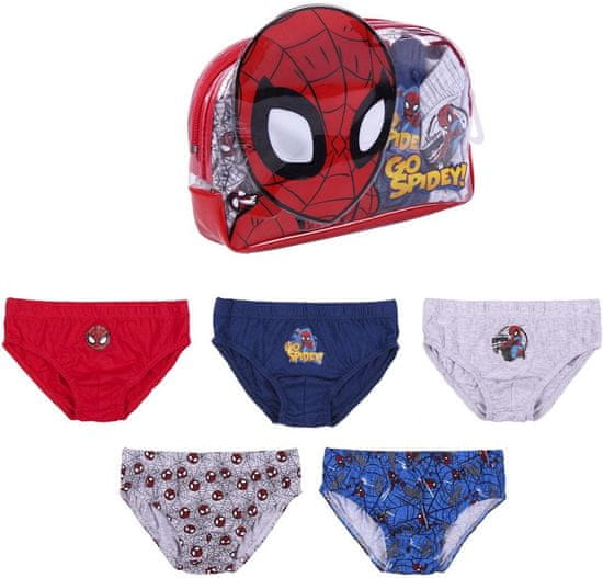 Disney donje rublje za dječake Spiderman, 5 komada 2200007407