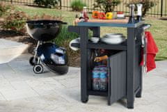 KETER UNITY XL 207L Mobilni Ormarić s Čeličnom Pločom Grafitne Boje