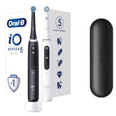 Oral-B magnetske četkice za zube iO Series 5 Duo Black/White