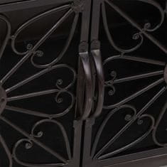 Vidaxl TV ormarić srebrni 110 x 30 x 40 cm željezni