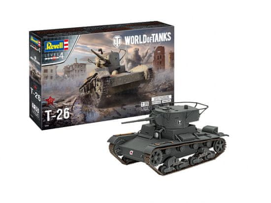 Revell T-26 maketa, World of Tanks, 172/1