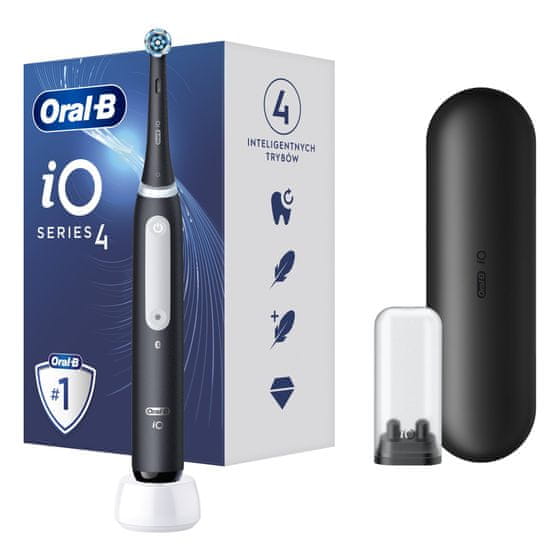 Oral-B četkica za zube iO Series 4, magnetska, crna