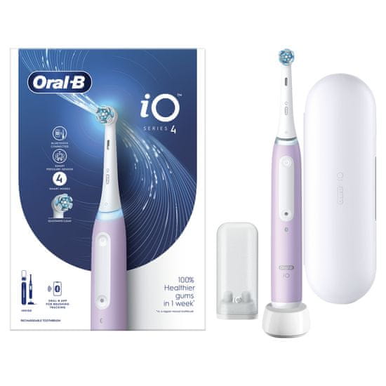 Oral-B četkica za zube iO Series 4 Lavender, magnetna