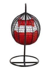 Aga Viseća stolica ORTA MR4200B-R Crna/Crvena