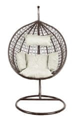 Aga Viseća stolica ORTA Smeđa/Bež