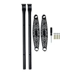 Aga Ljestve za trampolin 180 - 250 cm Crne