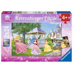 Ravensburger slagalica Princeze se zabavljaju, 2 x 24 dijelova