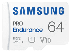 Samsung PRO Endurance micro SDXC memorijska kartica, 64 GB + SD adapter