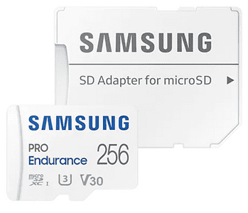 >Samsung PRO Endurance micro SDXC