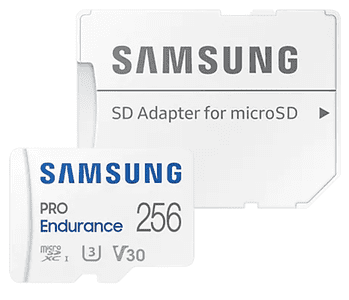 >Samsung PRO Endurance micro SDXC