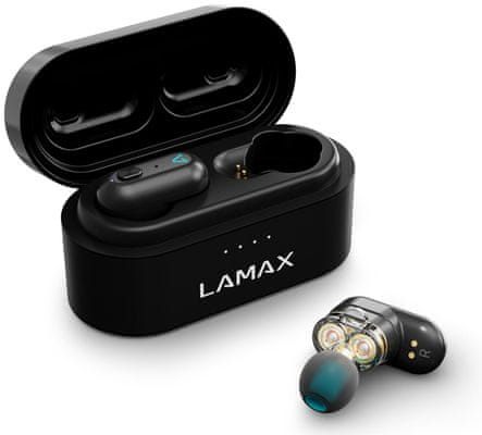 lamax duals1 bežične Bluetooth slušalice dualbeat neizobličen zvuk udoban dizajn zatvoreni mikrofon glasovni asistent hands-free dugo trajanje baterije upravljanje dodirom