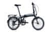 Chrisson EF1 sklopivi električni bicikl, mat crna
