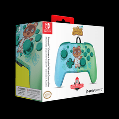 PDP Faceoff Deluxe+ audio žičani upravljač Animal Crossing žičani joystick