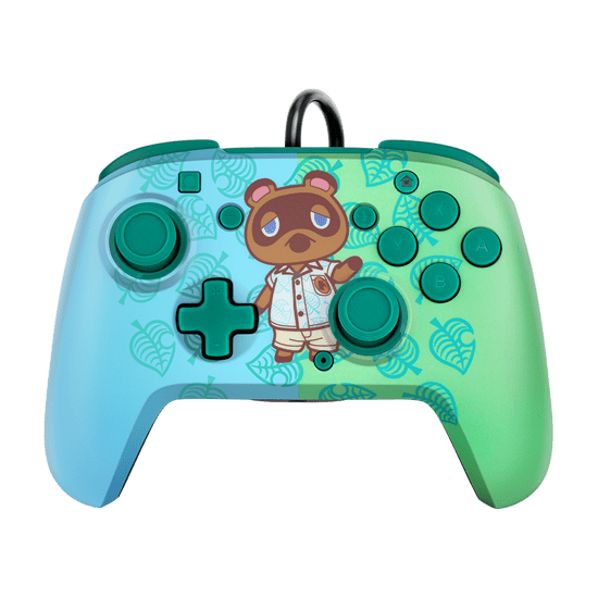 PDP Faceoff Deluxe+ audio žičani upravljač Animal Crossing žičani joystick