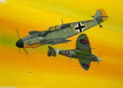 Revell komplet modela, Bf109G-10 i Spitfire Mk.V, 76/1