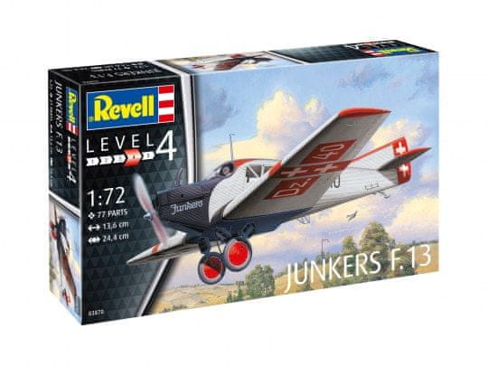 Revell Junkers F.13 maketa, zrakoplov, 77/1