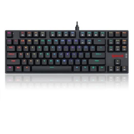 Redragon APS TKL K607 RGB gaming tipkovnica, žična, crveni prekidači