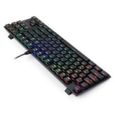 Redragon APS TKL K607 RGB gaming tipkovnica, žična, crveni prekidači