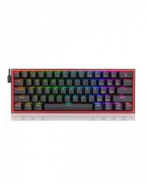 Redragon Fizz Pro crna K616 RGB gaming tipkovnica, bežična/žična, mehanička, crveni prekidači