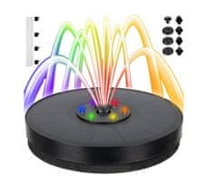 Malatec LED RGB solarna plutajuća vrtna fontana - pumpa za ribnjak