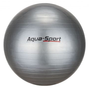 Aqua-Sport Aqua-Sport Powerstretch Antiburst lopta za gimnastiku, siva, 65 cm AS0065