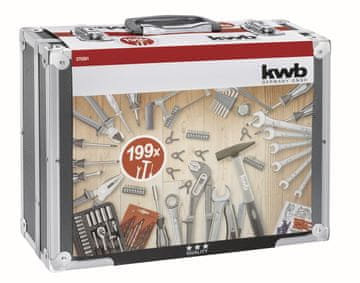 KWB 199-dijelni set alata u aluminijskom kovčegu (49375561)