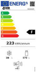 VOX electronics IKG 2630 F ugradbeni hladnjak