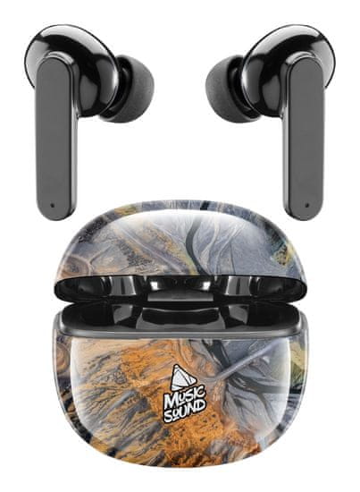 CellularLine Music Sound TWS slušalice, Bluetooth, tamne
