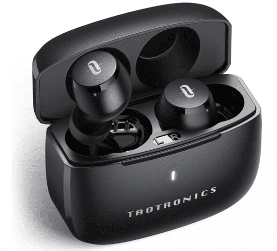 TaoTronics Soundliberty 97 slušalice, Bluetooth, USB-C, brzo punjenje, crne (53-01000-320)