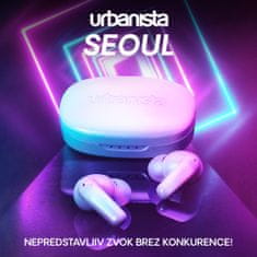 Urbanista Seoul slušalice, Bluetooth, TWS, upravljanje na dodir, bijele (Pearl White)