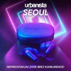 Urbanista Seoul slušalice, Bluetooth, TWS, upravljanje na dodir, plave (Electric Blue)