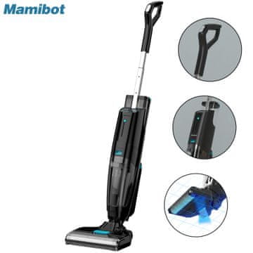 Mamibot FLOMO III usisavač, 3u1, bežični, 13000Pa, UV dezinfekcija, za sve površine, crni