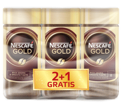 NESCAFÉ Gold instant kava, u staklenci, 200 g, 2 + 1 GRATIS