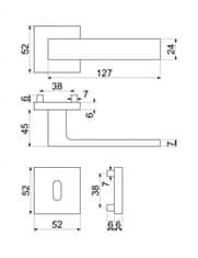 Richter Czech RK.C36.GARDA.BB.NIMAT kvaka za vrata