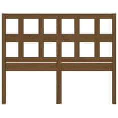 Vidaxl Uzglavlje za krevet boja meda 125,5x4x100 cm masivna borovina