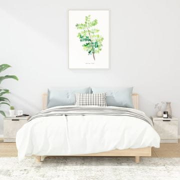 Vidaxl Noćni ormarići, set od 2, betonsko siva, 40x39x40 cm