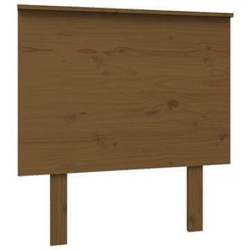 Vidaxl Uzglavlje za krevet boja meda 79x6x82,5 cm od masivne borovine
