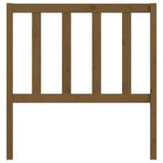 Vidaxl Uzglavlje za krevet boja meda 81 x 4 x 100 cm masivna borovina