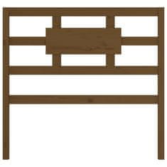 Vidaxl Uzglavlje za krevet boja meda 105,5x4x100 cm masivna borovina