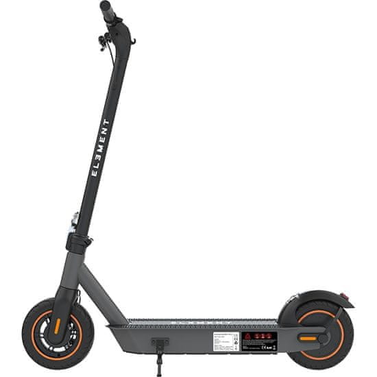 Element Max električni romobil, sklopiv, 500 W, 25,4 cm (10), siva